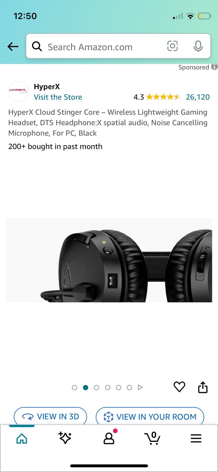 HyperX Cloud Stinger Core – Wireless Lightweight Gaming Headset