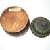 Australia Aboriginal Art Wooden Bowl w Lid Dot Hand Painted Deborah Maynart