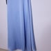 LULU'S NEW Formal Invitation Dress Light Blue Satin Cowl Neck Maxi Women's XS