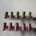 Chrome with Abstract Nail Art Press On Nails