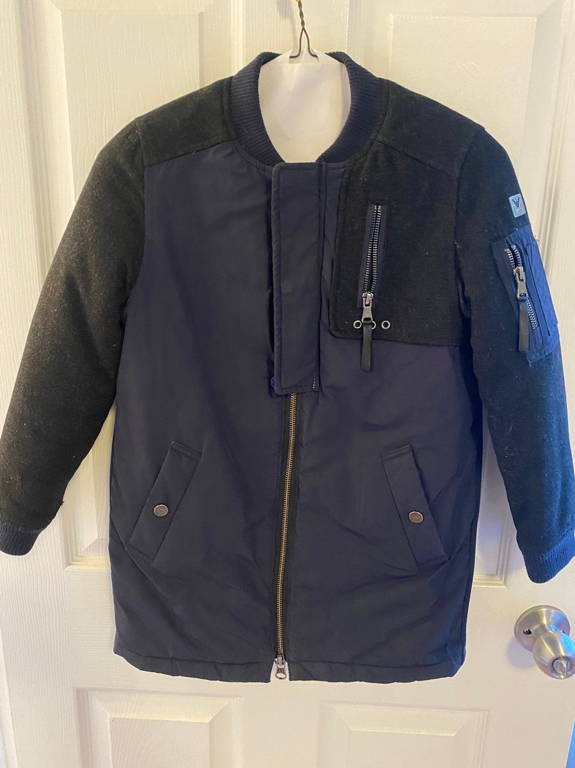 Armani Jr boys wool winter coat. Size 8