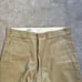 (Used) 50s-60s Oshkosh Wide Chino Pants Military Vintage