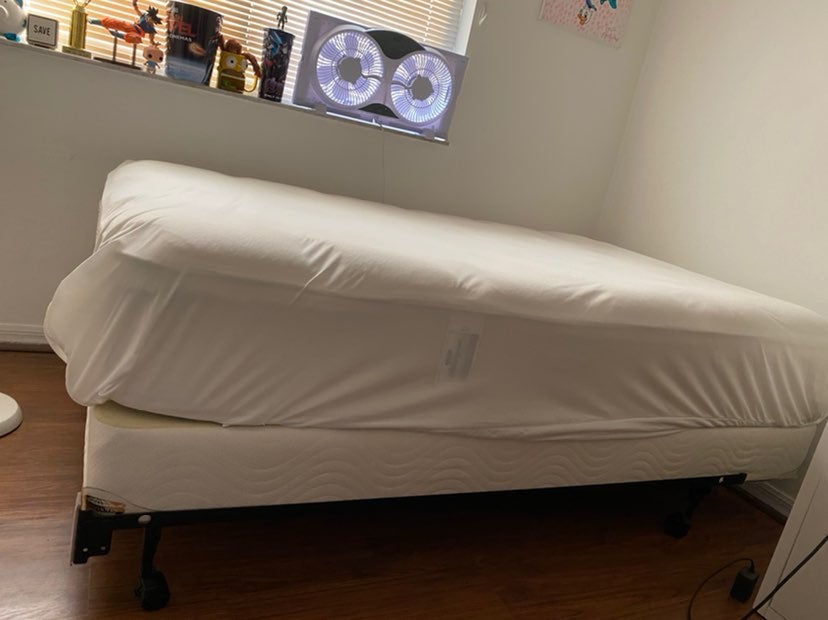 Mattress with spring box/ base and cover