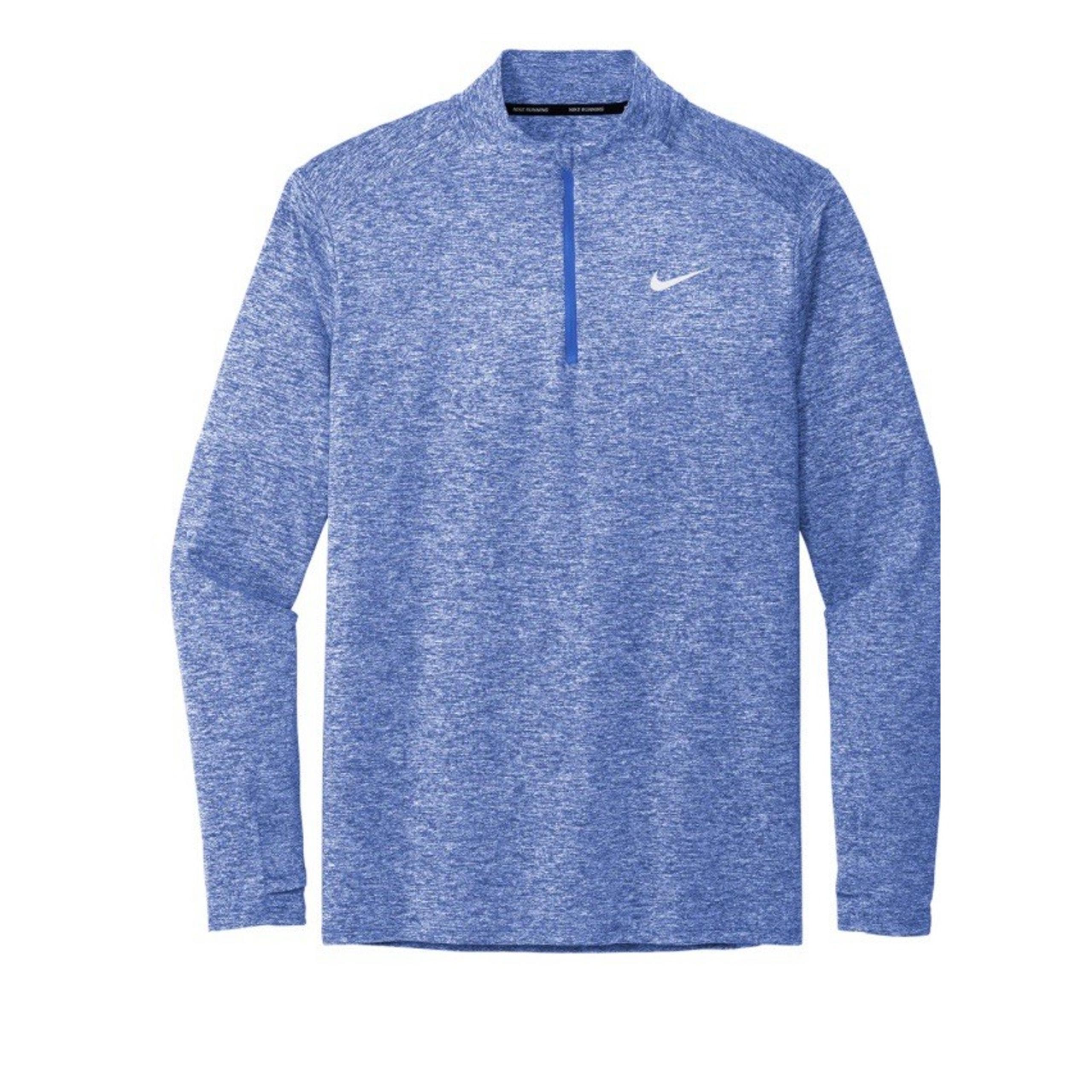 Nike Running Dri-Fit USA Quarter Zip Sweatshirt Breathable Blue Mens Size Medium