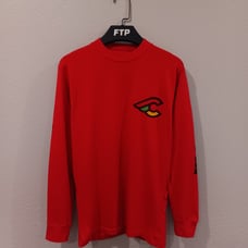 Cinelli Vintage 1980's Spell Out Logo Graphic Long Sleeve Cycling Jersey T-Shirt