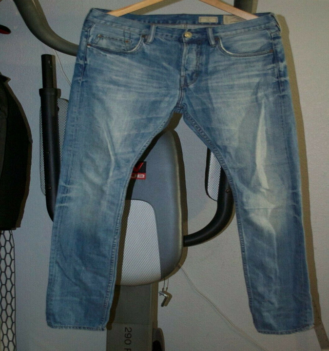 Mens All Saints Nishiko Cigarette Skinny Fit jean 30W