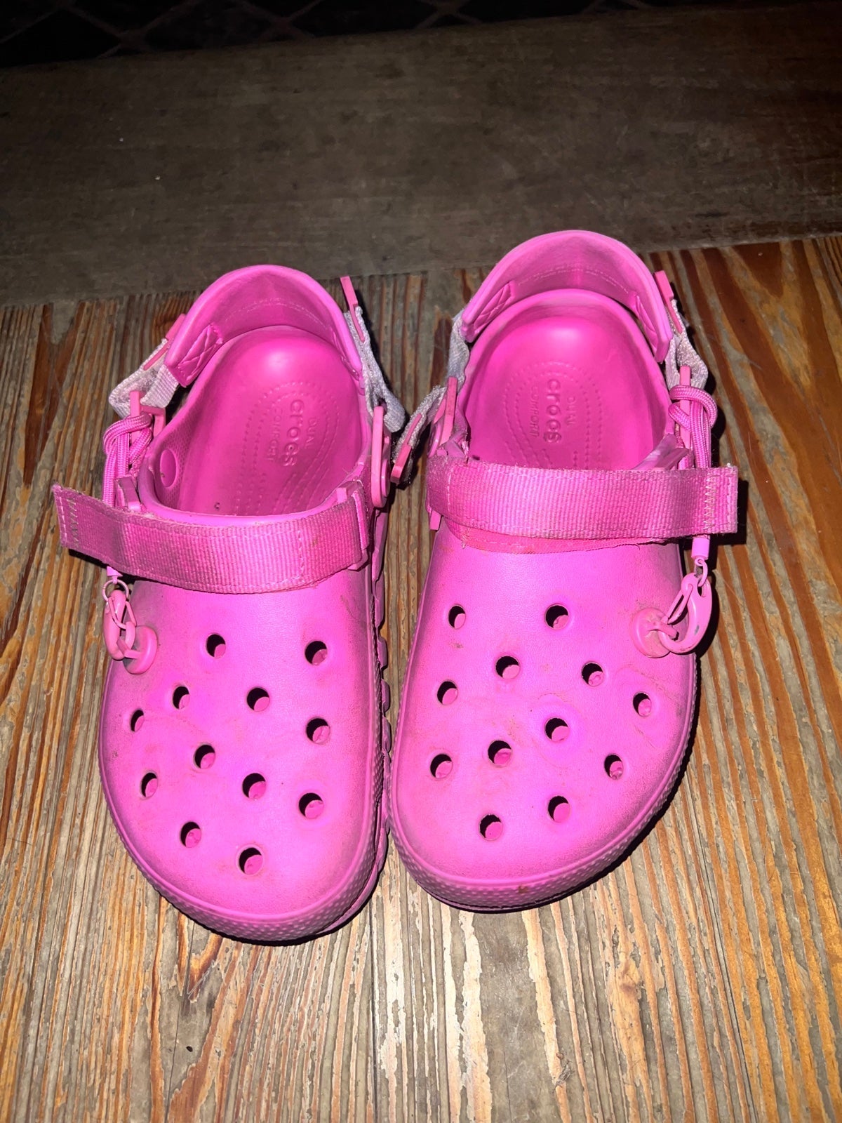 POST MALONE COLLABORATION CROCS IN HOT PINK