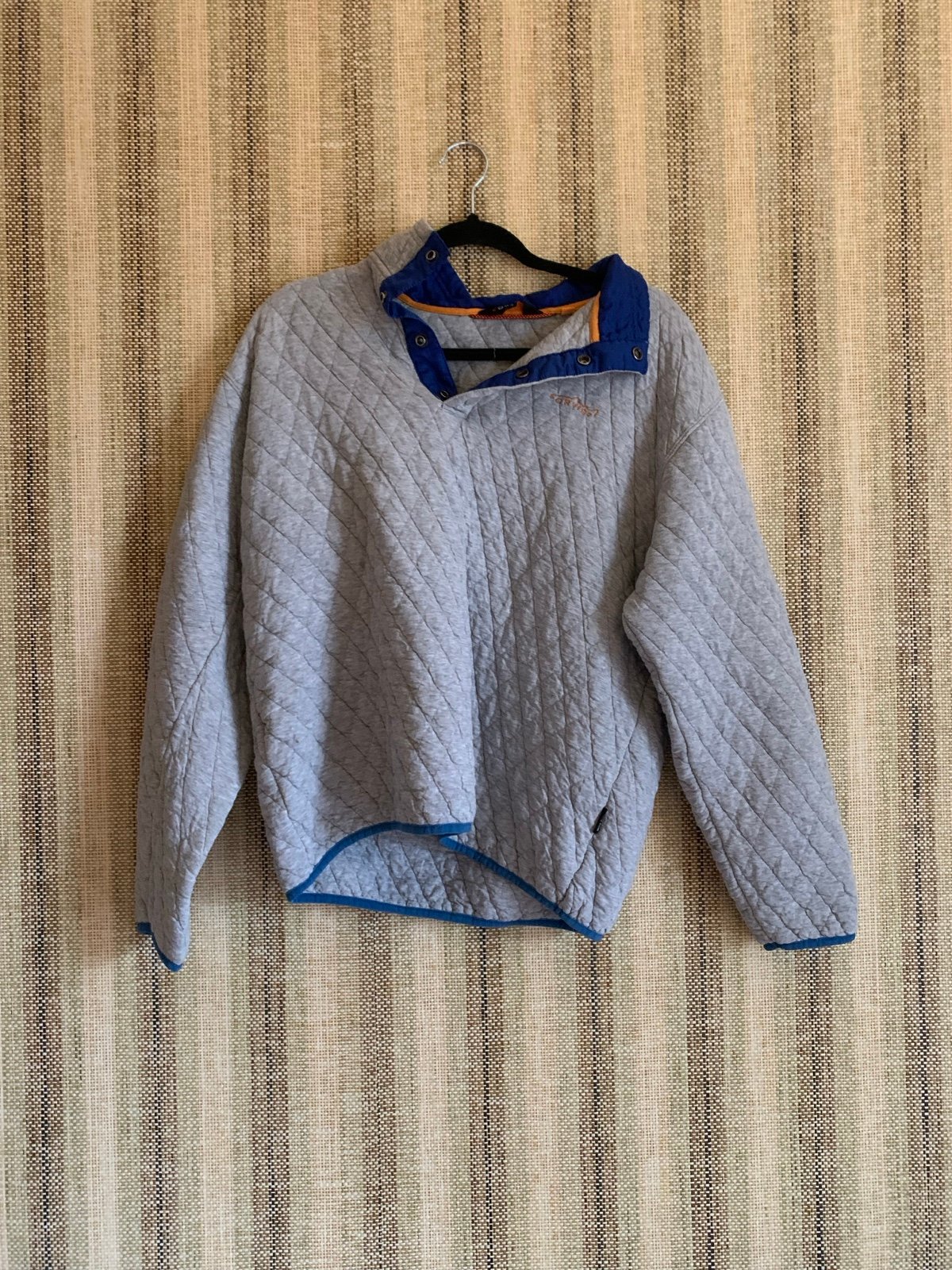 Orvis Sweatshirt Pullover Grey Men’s Medium Sweater Top Casual Outdoor Wear