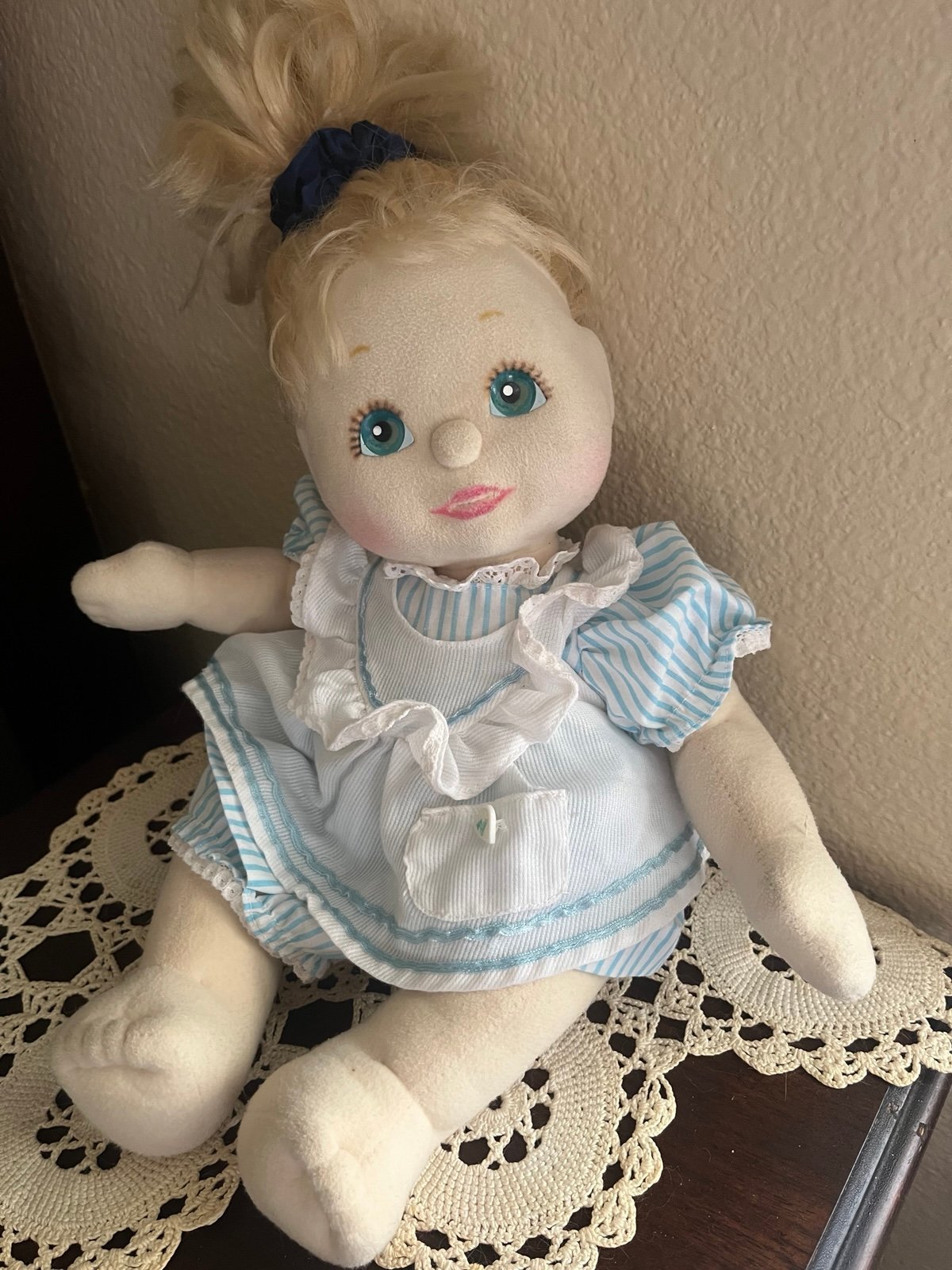 1985 My Child Blonde Blue Eyed Doll