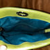 Vintage Coach Signature Lime Green Turnlock wristlet