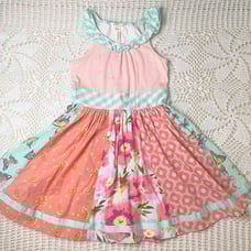 Matilda Jane Girls 10 Years Happy And Free Trifle Pudding Dress