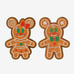 Disney Gingerbread Mickey and Minnie two piece pin set SOLD OUT