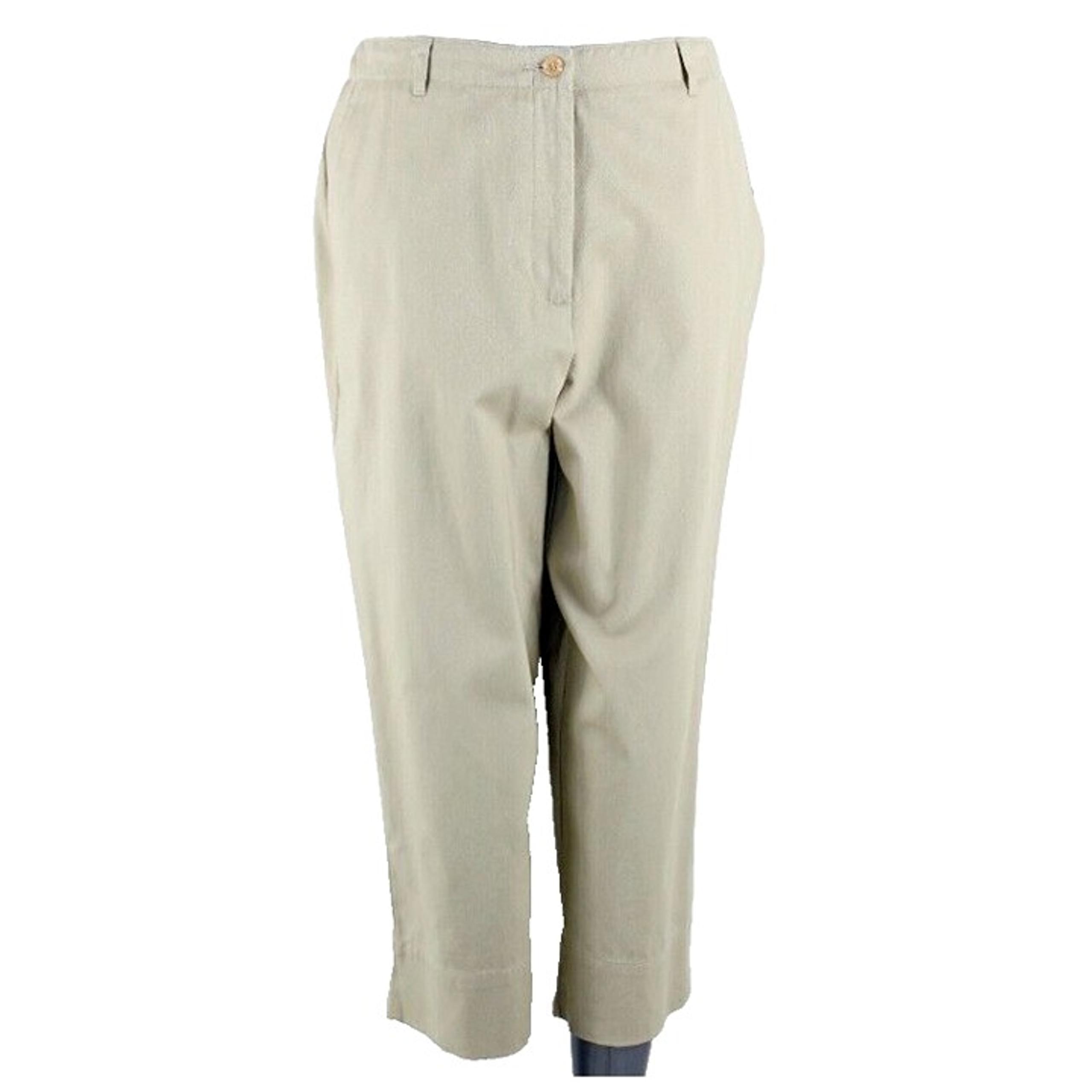 Charter Club NEW Tan Khaki 100% Cotton Capri Pant