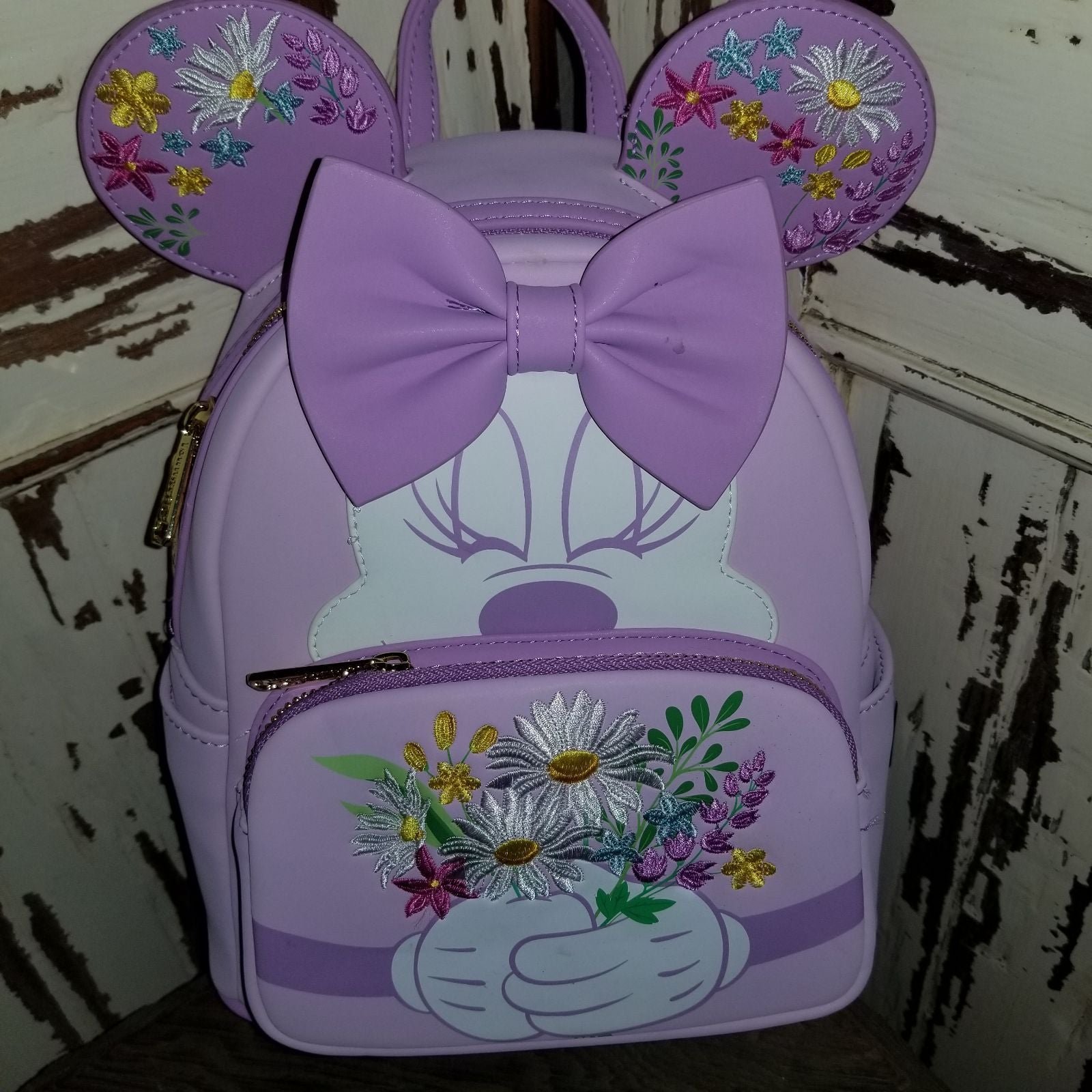 NWT Loungefly Minnie Mouse Floral Mini