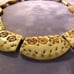 Vintage African Oxbone Necklace&Earrings