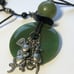 28 Green Natural Jade Pendant Necklace