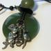 28 Green Natural Jade Pendant Necklace