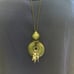 28 Green Natural Jade Pendant Necklace