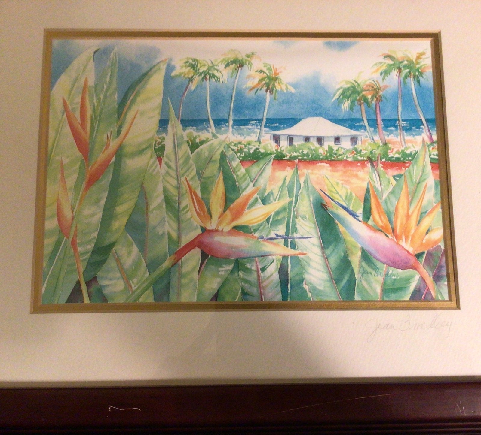 Jean Bradley watercolor painting