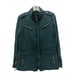 110 Max Jeans Blue Mirage Teal Blue Tencel Military Style Anorak Jacket S NWT