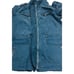 110 Max Jeans Blue Mirage Teal Blue Tencel Military Style Anorak Jacket S NWT