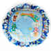 New Care Bears Cloud Print Round Velour Throw Pillow Cloud Gazing Dolls Kill