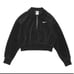 Nike Corduroy Black Zip-Up Polo Shirt