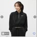 Nike Corduroy Black Zip-Up Polo Shirt