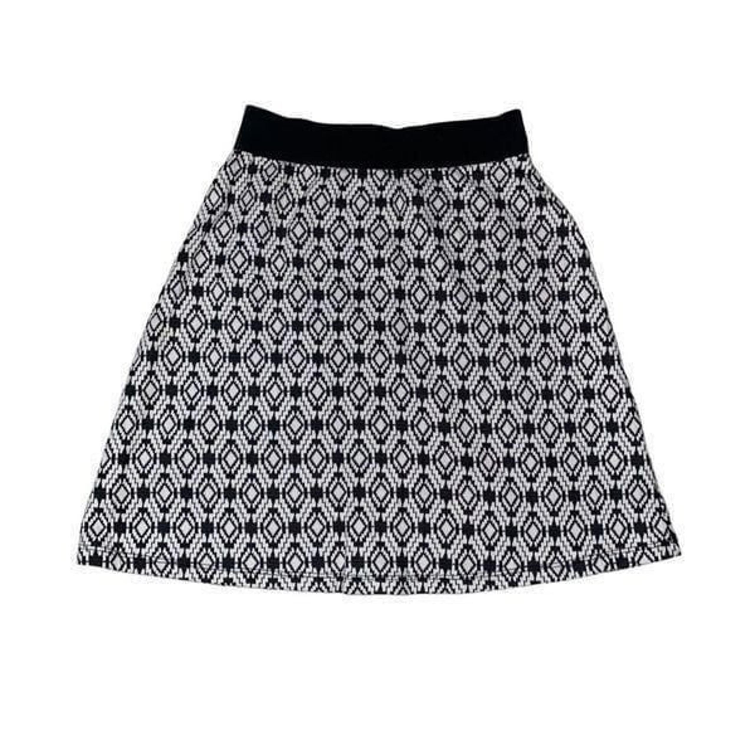 Like New Black & White Gilli Mini Skirt M