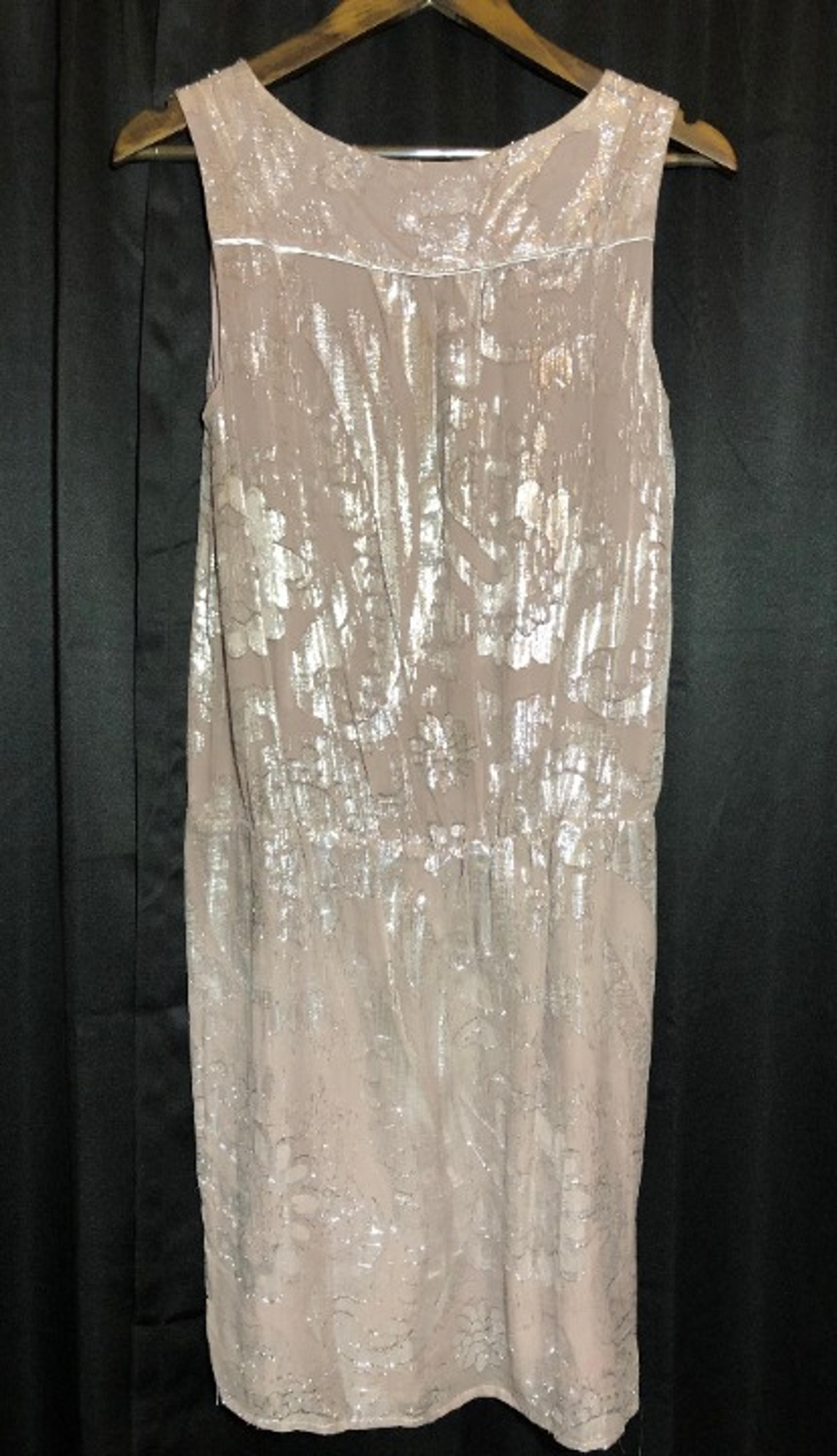 Next DustyRose & Tinsel Midi Dress