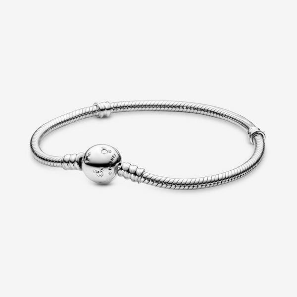Pandora Disney Moments Sparkling Mickey Mouse & Snake Chain Bracelet