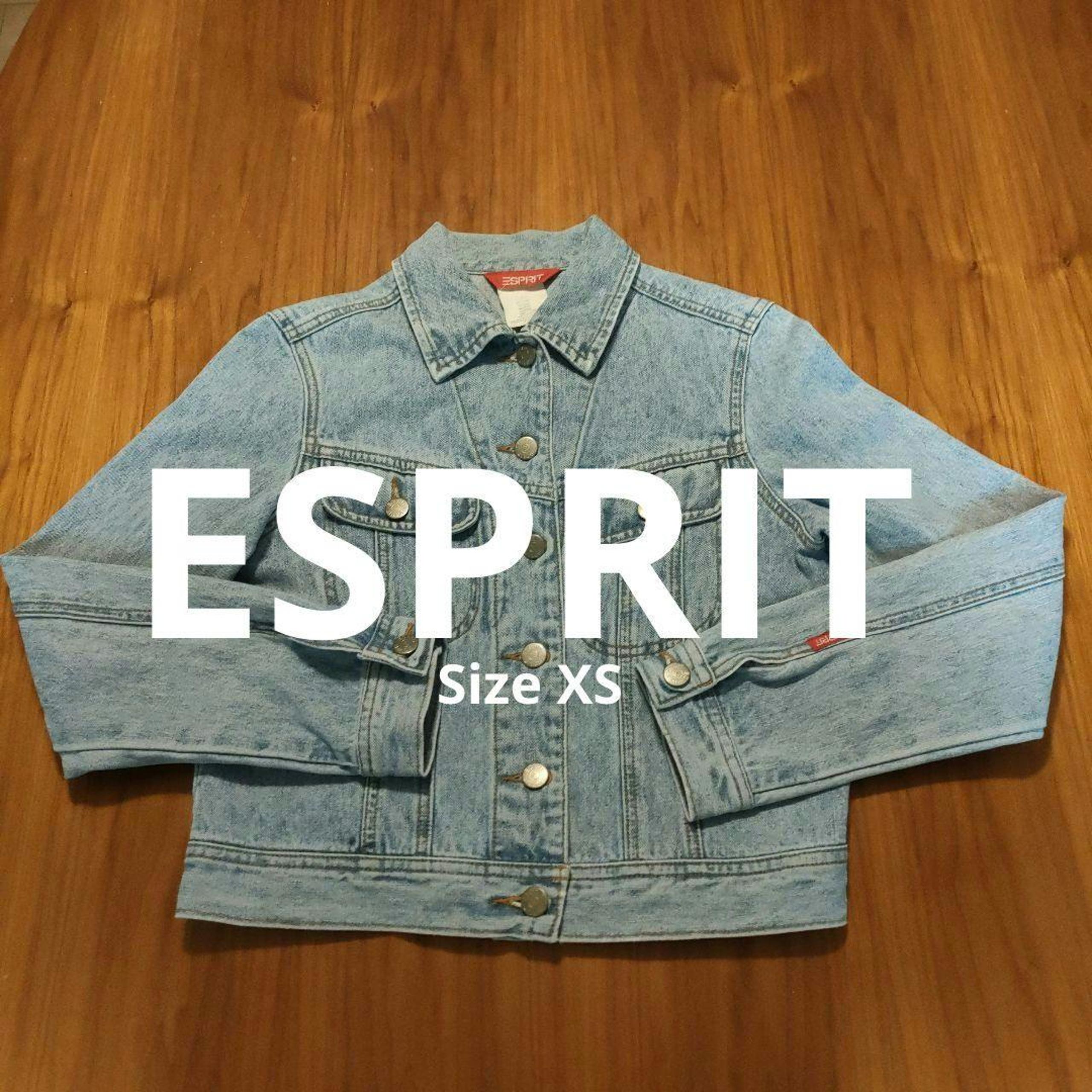 【Excellent Condition】 ESPRIT Women's Denim Jacket Jean Jacket XS