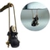 Faceless Male Man Swing Cute Anime Accessories for Car Interior Ornaments