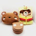 Claire's Hoodie bear Lock Diary, makeup bag/pencil case and Jewelry case bundle