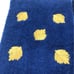 Vintage 100% Cotton Hand Towels Blue Gold Embroidery Retro Linen Set of 2 Towels