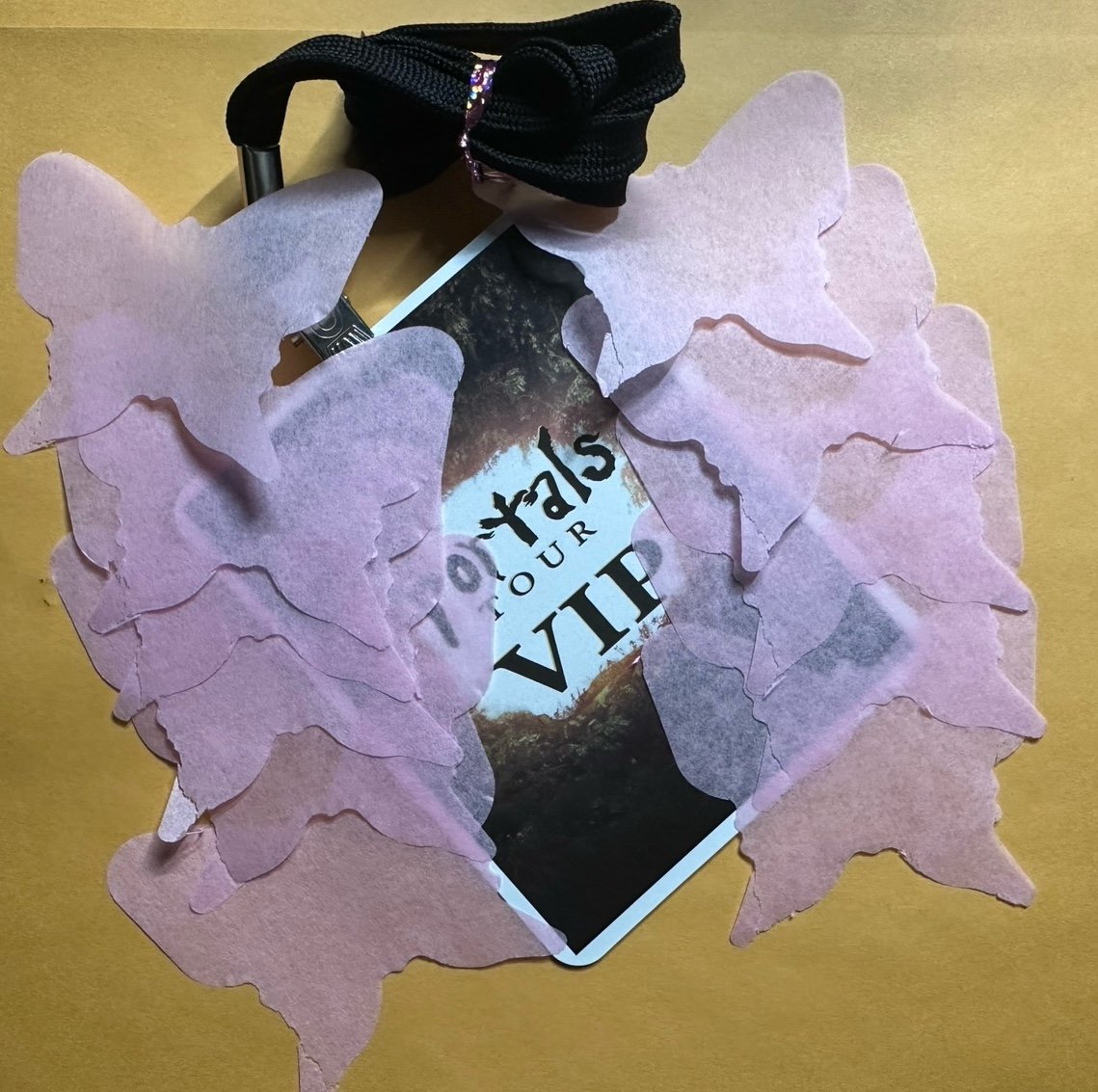 Melanie Martinez portals lanyard and butterfly confetti ✨