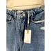 Good American '90s Duster Straight Leg Jeans In Blue950 6/28 NWT