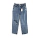 Good American '90s Duster Straight Leg Jeans In Blue950 6/28 NWT