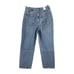 Good American '90s Duster Straight Leg Jeans In Blue950 6/28 NWT