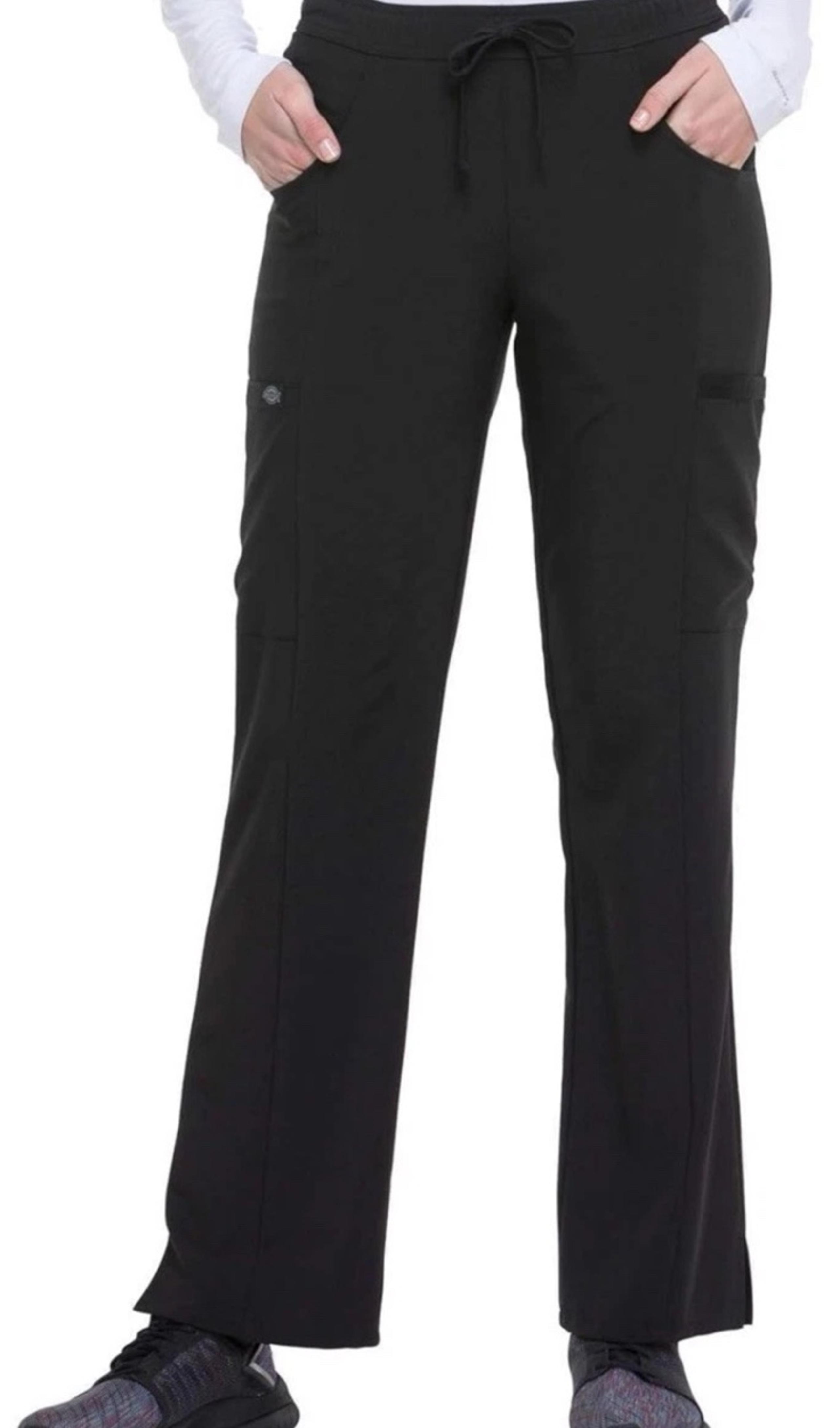 Dickies EDS Essentials Scrubs for Women, Drawstring Cargo Scrub Pants 2XL DK010