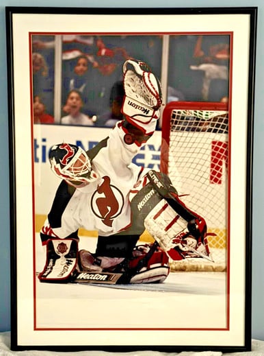 Martin Brodeur Large Framed Poster (24.5 x 34.5 )