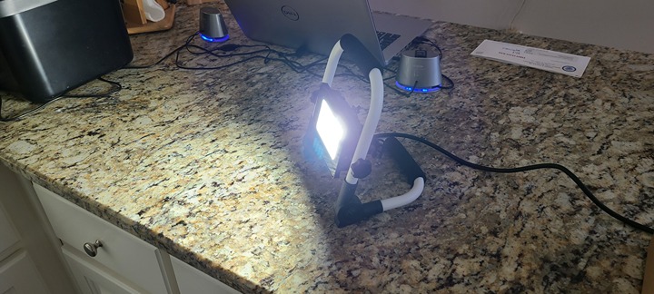 6000 Lumen LED Work Light with Stand