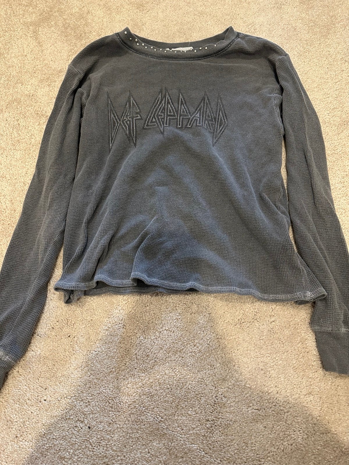 Daydreamer x Free People Def Leppard Gray Thermal Small