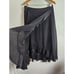 Tommy Bahama Size 8 Oasis Waves Flounce Skirt Black Flowy Ruffle Faux Wrap NWT