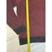 Alfani Mens Red/ Black Striped Size XL Knit V-Neck Sweater 60 MSRP
