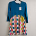 Colorblock Finding foxtale teal dance floor dress size 12
