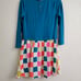 Colorblock Finding foxtale teal dance floor dress size 12
