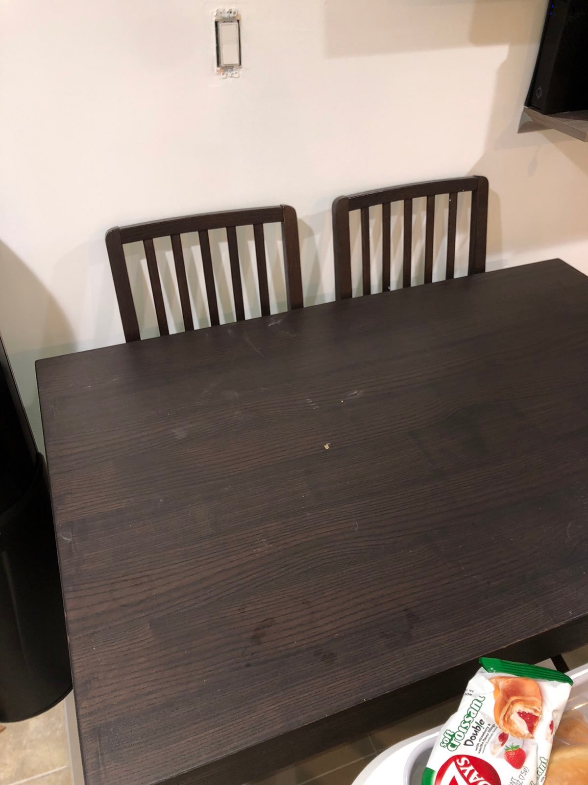 dining table with chairs