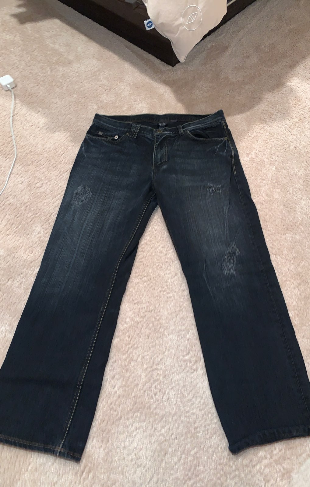 Double Knee Balloon Denim Pants 9090 Other