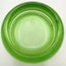 Vintage Lot of Four Hazel Atlas Green Uranium Glass Furniture Coasters Slides